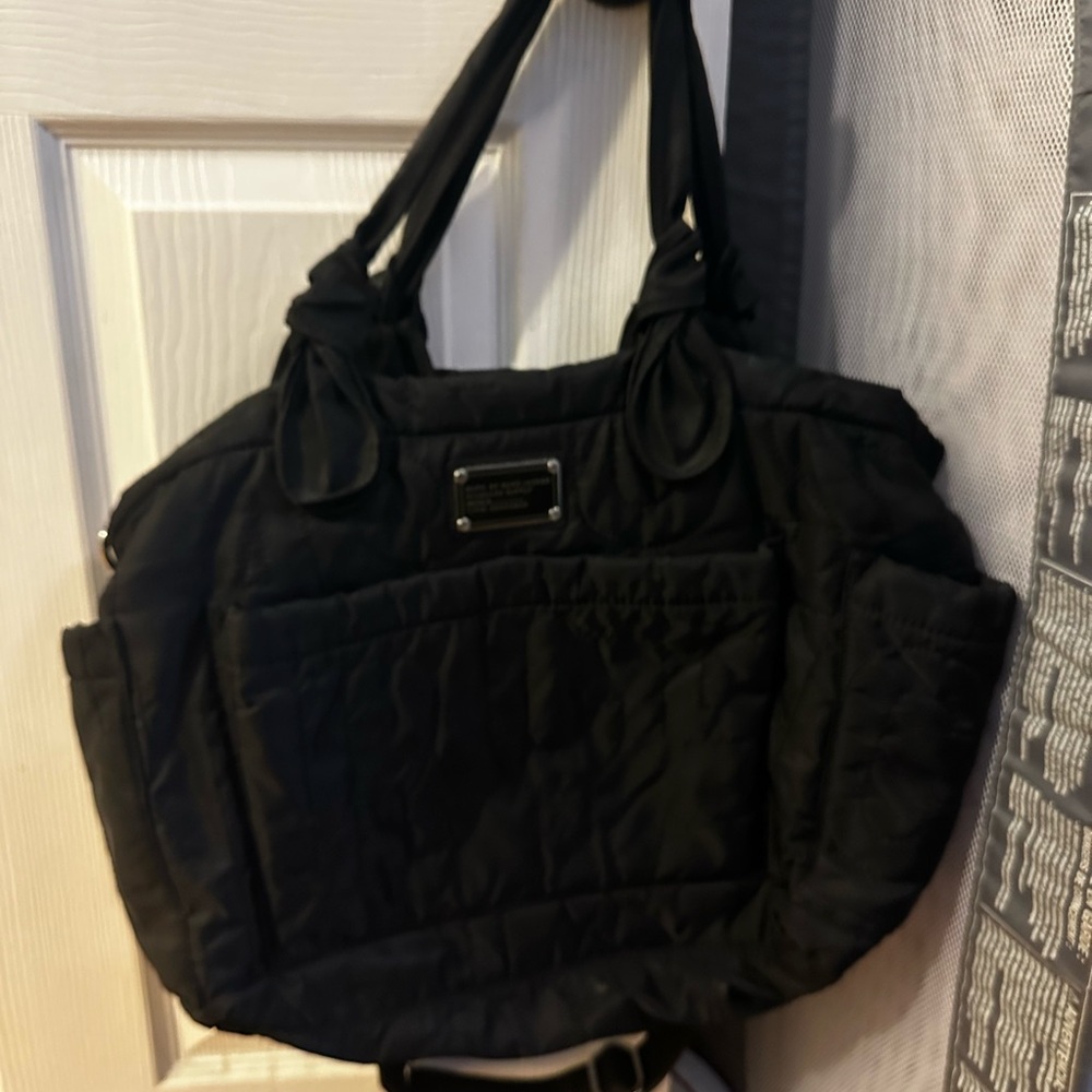 Marc Jacobs Black Quilted Diaper Bag